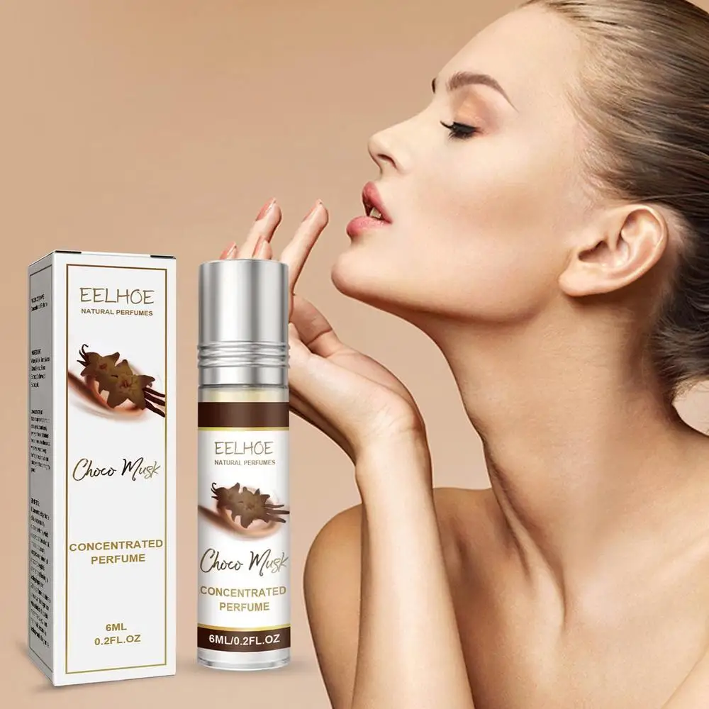 Olio profumato concentrato al cioccolato e muschio 6 ml Seduzione a lunga durata Fragranza leggera Elegante fragranza W_voghion.com