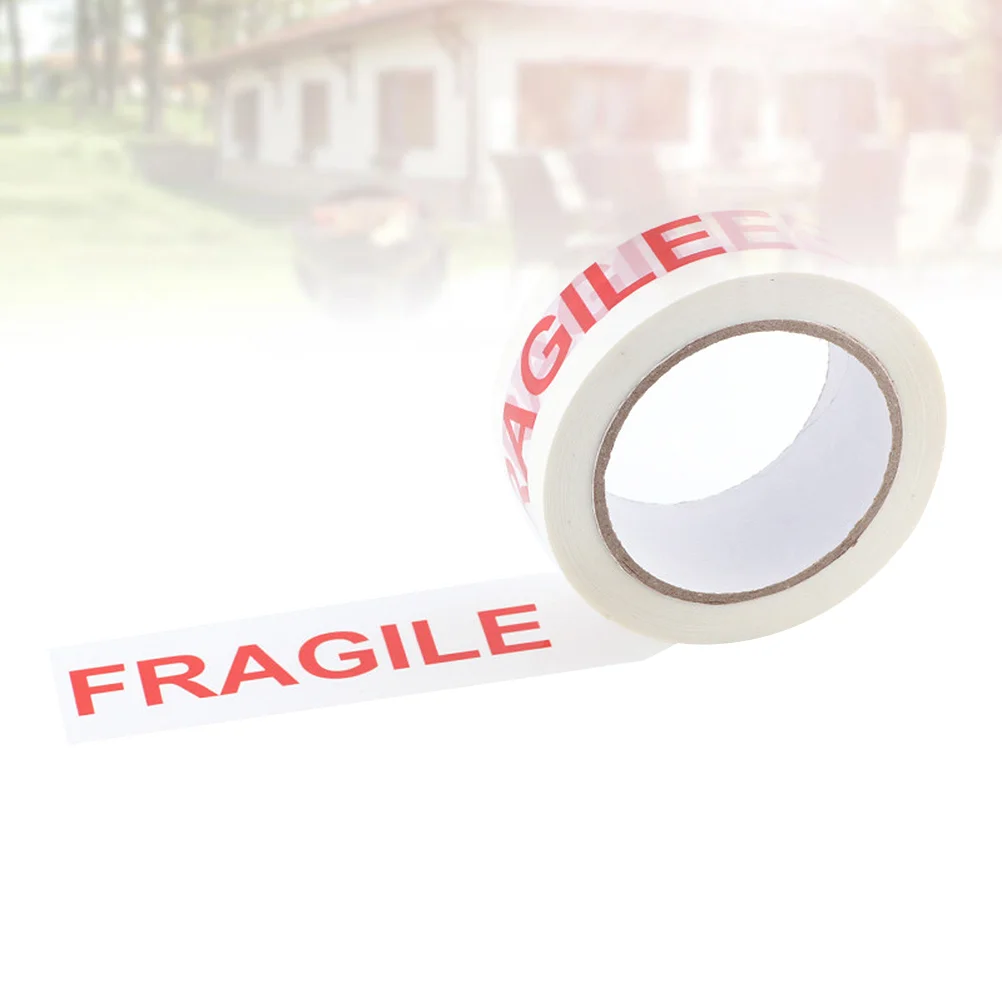 

Лента с надписью «Fragile» упаковочная коробка, клейкая прочная надежная клейкая лента для ваших коробок, белая