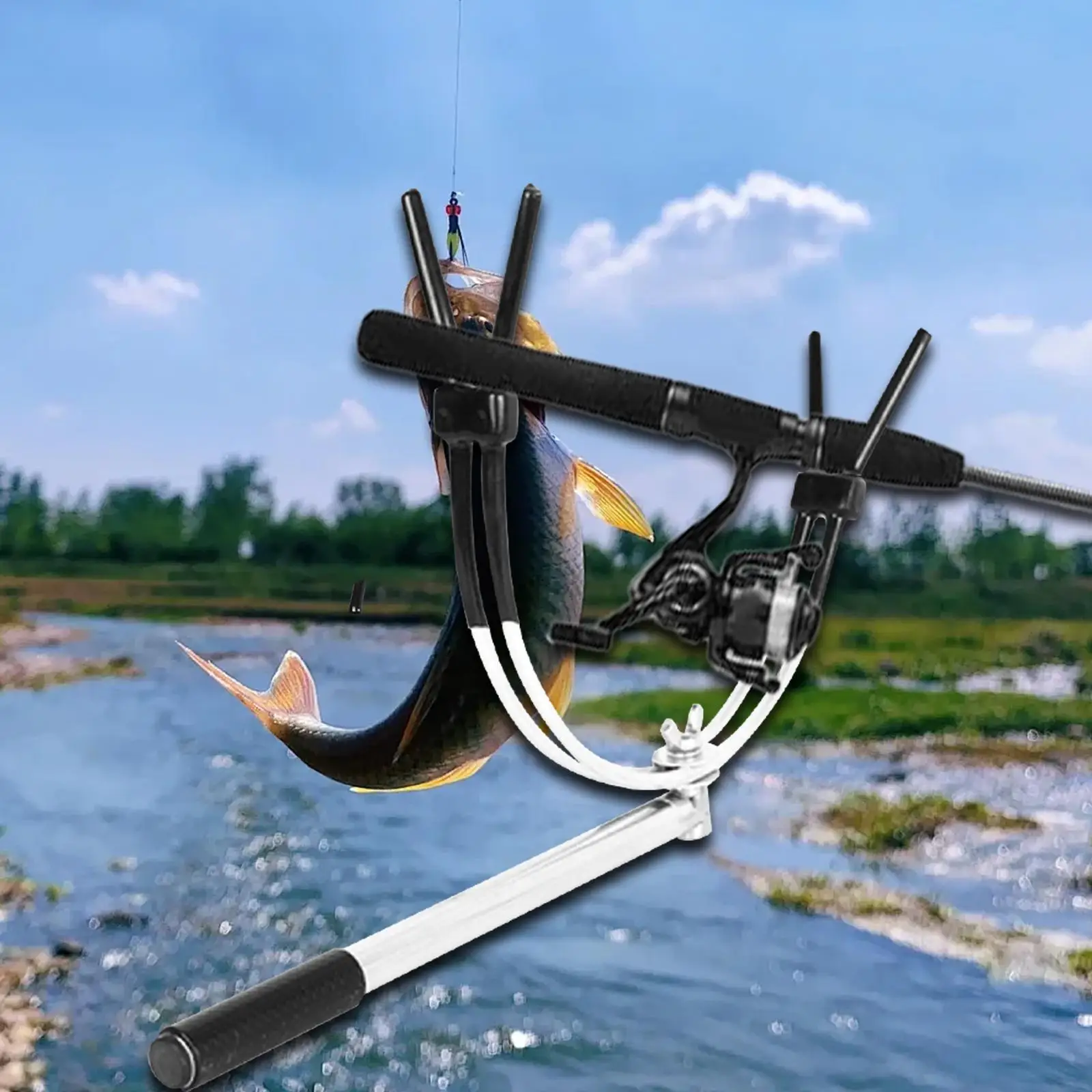 Boat Fishing Rod Holder 360 Degree Rotating Detachable Accessories Portable Bracket Fishing Pole Stand for Raft Boat Fishing Boat Fishing Rod Holder 360 Degree Rotating Detachable Accessories Portable Bracket Fishing Pole Stand for Raft Boat Fishing