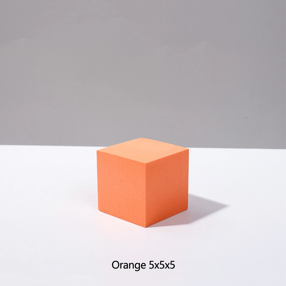 White Geometric Foam Photography Props - Three-Dimensional Cube Backdrop