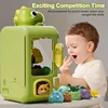 Dinosaur Claw Machine Toys Electronic Arcade Game Adjustable Catch Doll Machine Music Mini Vending Birthday Gift For Kids 3