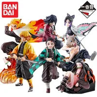 In Stock Bandai Original Ichiban Kuji Demon Slayer Action Figure Model Doll Brand New Boxed Anime Action Figures Toys
