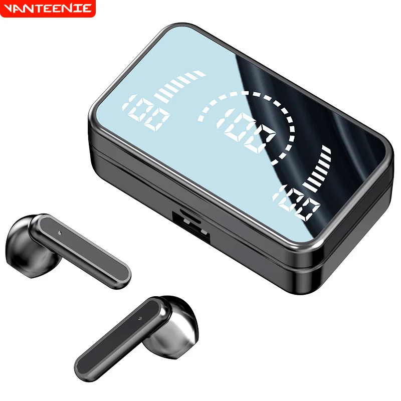 

TWS беспроводные наушники Bluetooth 5,2, двойная стерео гарнитура с шумоподавлением, бас, сенсорное управление, наушники-вкладыши, спортивные наушники