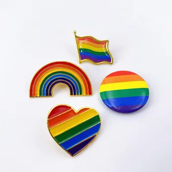 Rainbow Pride Enamel Pin 1