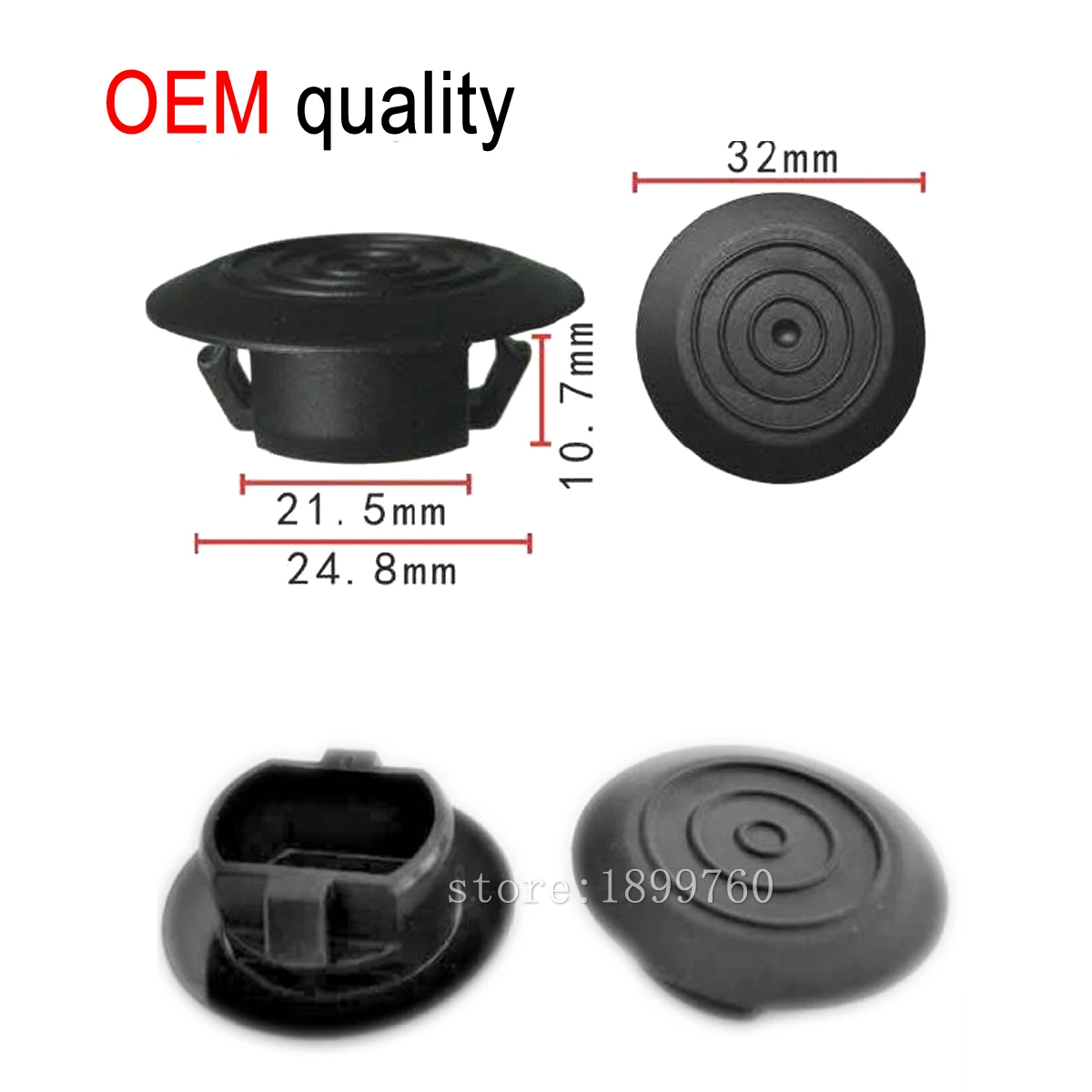 50/100x OEM Rocker Panel Moulding Retainers Auto Fasteners Clips for Toyota GM Camry FJ Cruiser