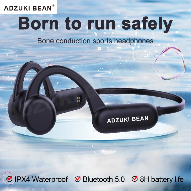 Bone Conduction Earphone Sports Wireless Headphones For Android Cell