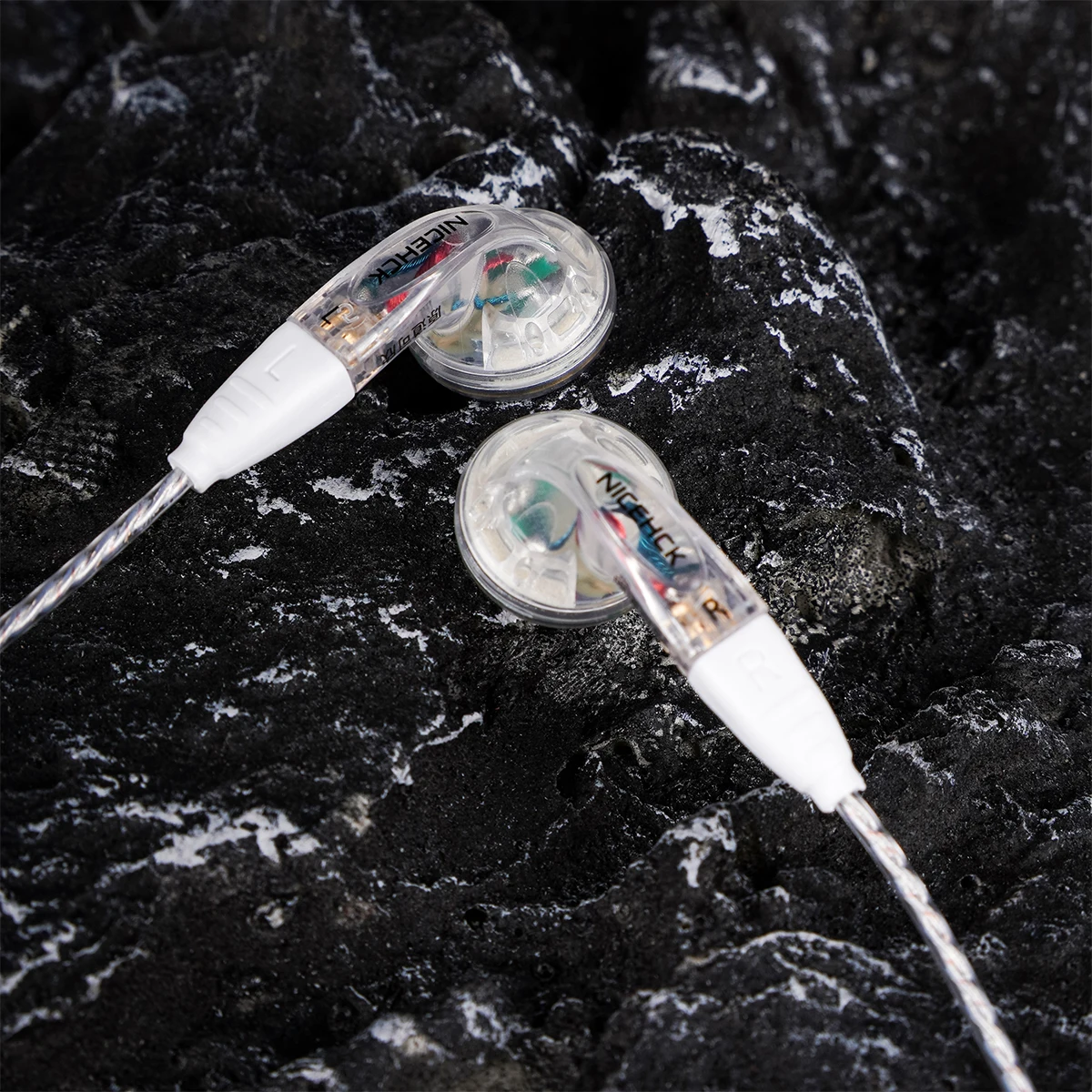NiceHCK YDX Microphone Earphone 14.8mm Driver HiFi Headset IEM 0.78mm 2Pin Detachable Cable Calling Meeting Gaming Earbud 5