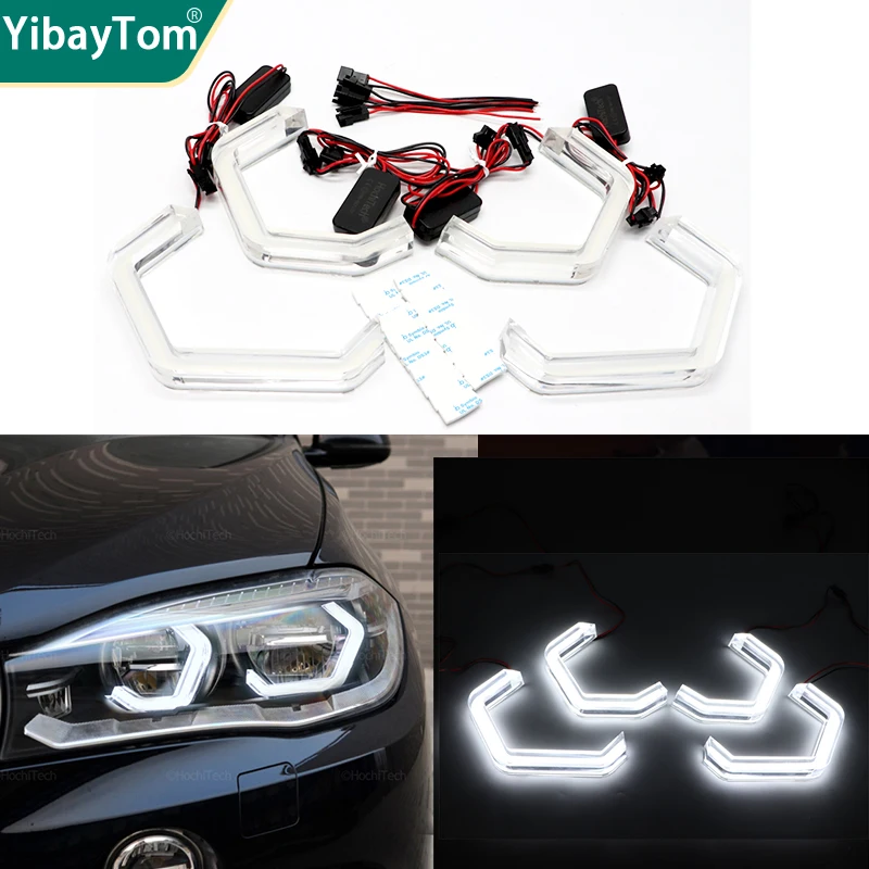 

Bright Durable Warranty White DTM M4 Style Led Angel Eyes Halo Rings 6500K for BMW X5 F15 X5M F85 2013-2017