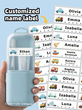 Etichette personalizzate con nome e testo, adesivi impermeabili e resistenti all'olio per sacchetti regalo, palestra, ufficio, casa, dormitorio, scuola, compleanno, sport