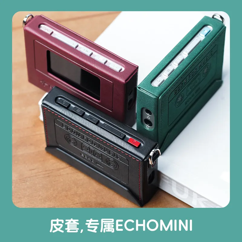 Fiio Echo Mini 음악 플레이어 보호 케이스 SnowSky Echo 휴대용 미니 MP3 플레이어 맞춤형 휴대용 보호 PU 가죽 케이스 MP4