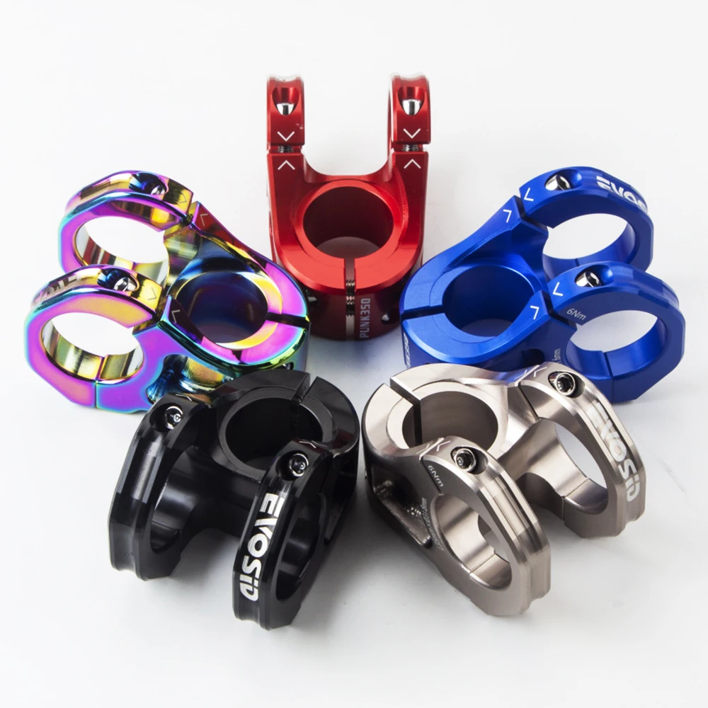 Stem Ns Bikes Quantum Lite Stem Oil Slick CNC Short Stem For