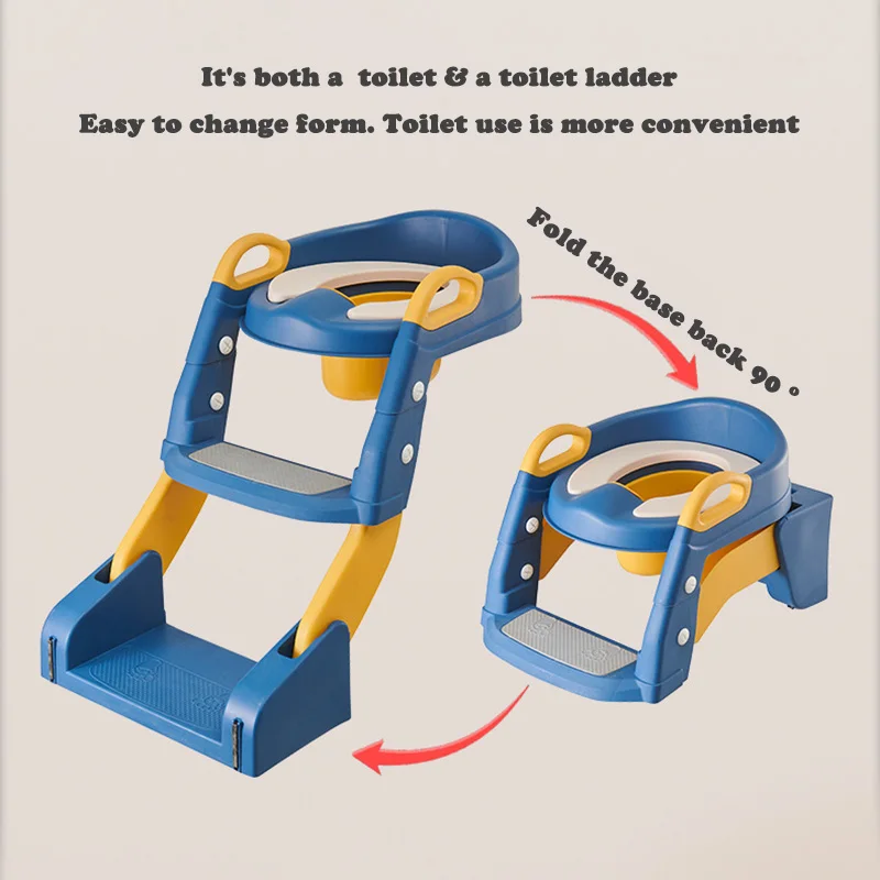 Newly Upgraded Portable Toilet Seat Children's Pot Foldable Potty Training Seat Step Stool Portable Potty Child Pot Bebe Toilett 2