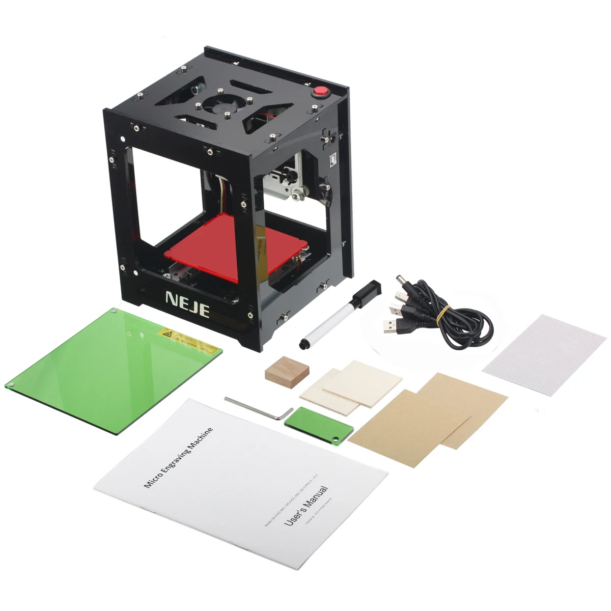 

NEJE DK-8-KZ 1500mW Professional DIY Desktop Mini CNC Laser Engraver Cutter Engraving Wood Cutting Machine Router