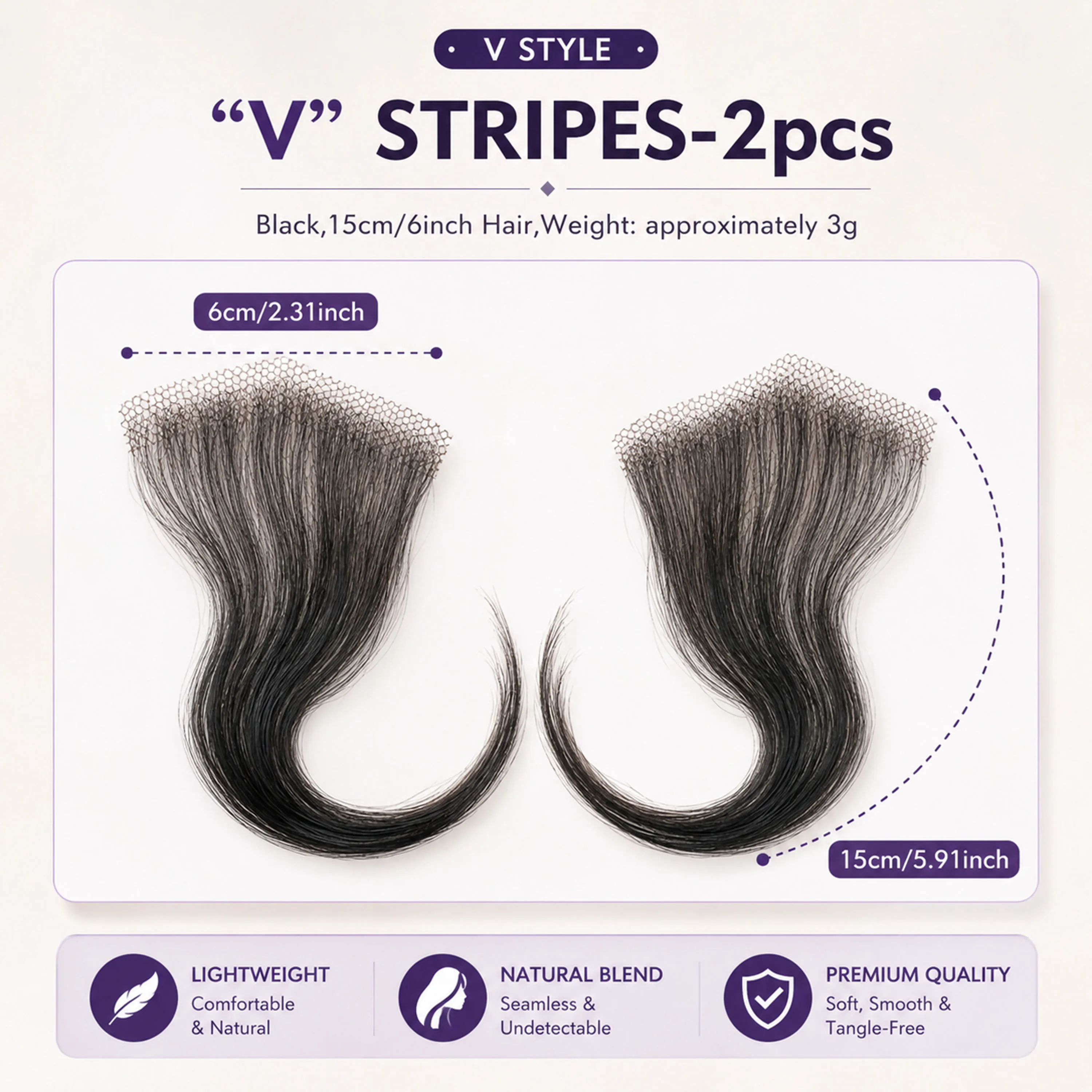 2 PCS V