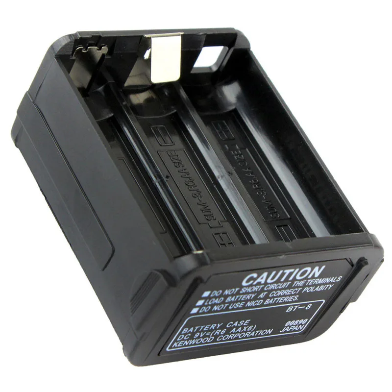 10PCS New BT-8 AAX6 Battery Storage Case for Kenwood TH-28 TH-48 TH-78HT Radio Battery Case Container Box Holder Accessories