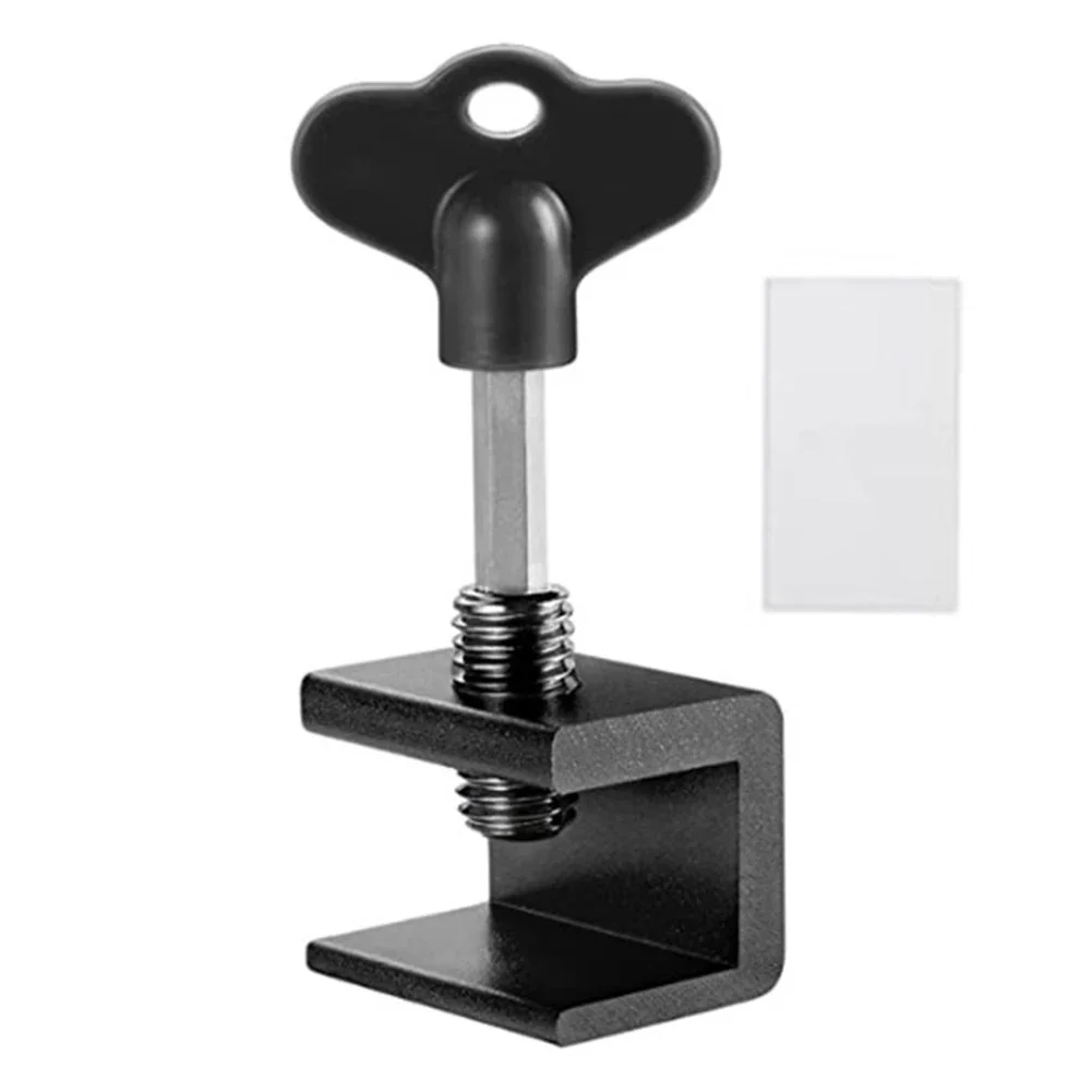 Sliding Door Window Lock with Key Wrench Security Window Door Lock Aluminium Alloy Limit Stop Locks Kid/Children Guards child lock door lock safety lock door window lock