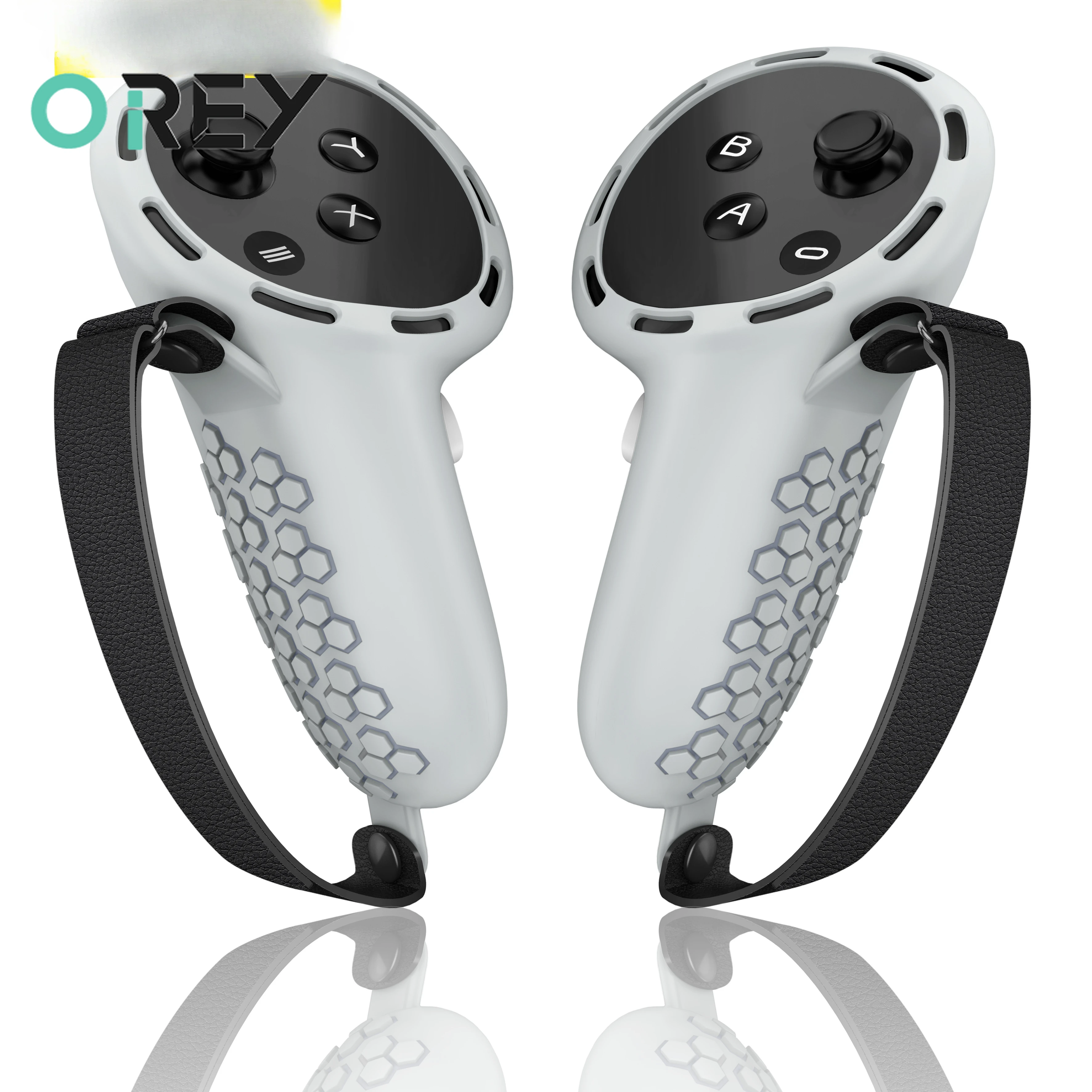 

Controller Grip Cases for Meta Quest 3 VR Accessories with Anti-Throw Straps and Handle Protective Cover for for Quest 3 Quest3