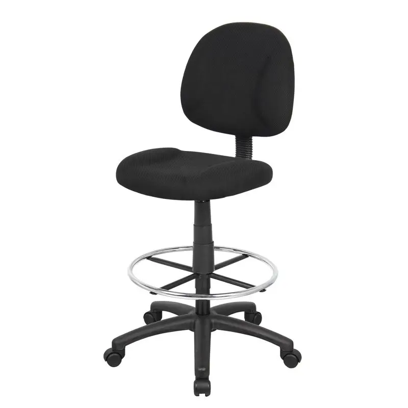 

Adjustable Height Needs Black Drafting Stool with Footring