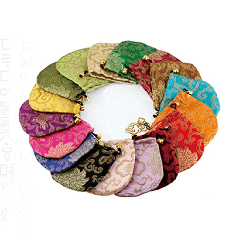 

Jewelry Packaging Drawstring Rope Pull Buddha Beads Hand String Bag Literary Play Bag Brocade Bag Small Brocade Bag Sachet Bag