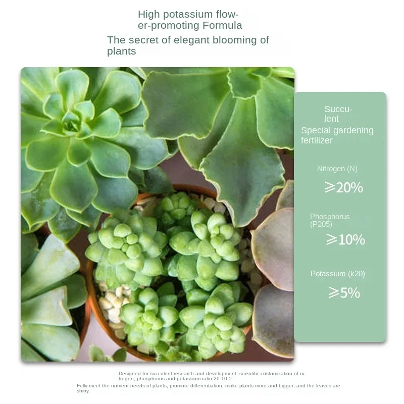 Succulent fertilizer flower fertilizer nutrient solution plant universal potted rooting and color 500g