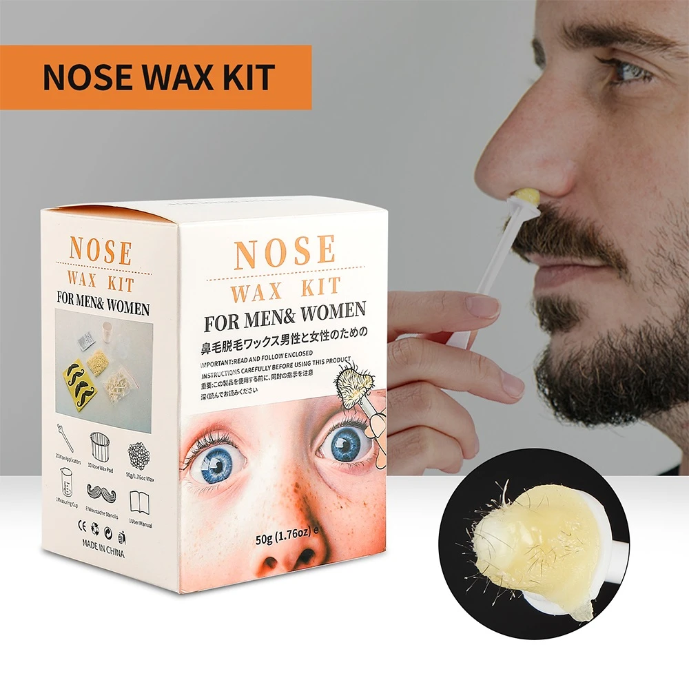 Hair Removal Nose Wax Kit Nose Hair Wax Removal Effective and Safe Nose Hair  Remover for Women&Men Cosmetic Tool Hair Trimmer|Nose & Ear Trimmer| -  AliExpress
