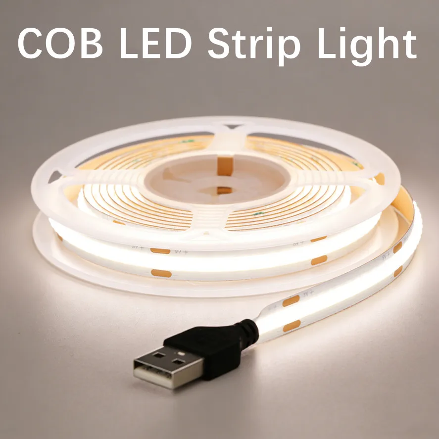 รูปสินค้า แถบไฟ LED COB สว่างจัด ปรับแสงได้ 3 โทน ใช้ได้ทุกห้อง