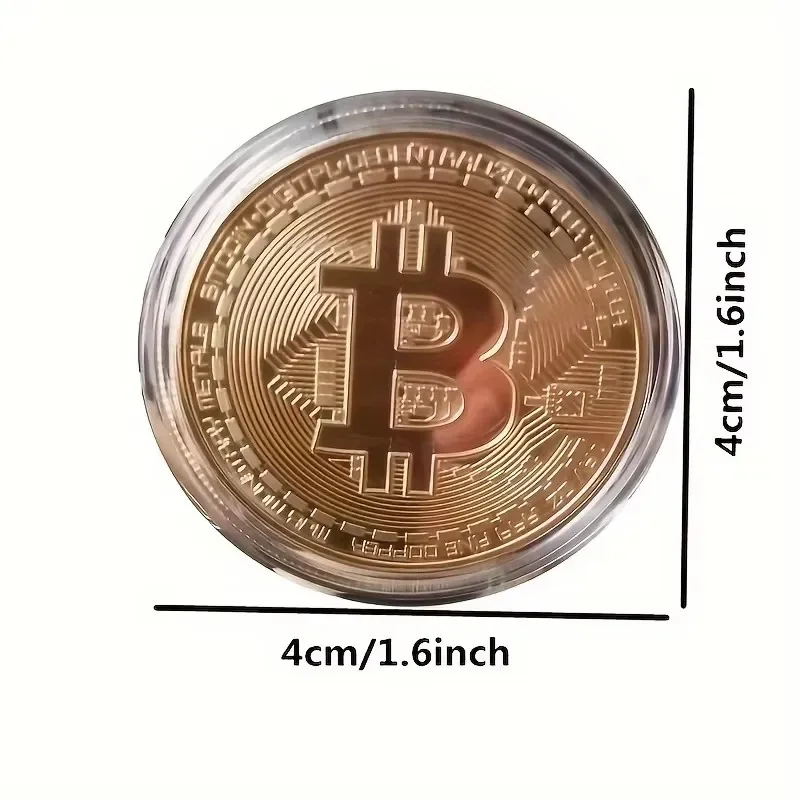 Monete commemorative Bitcoin uniche Il regalo aziendale perfetto per gli appassionati di criptovalute - immagine 6