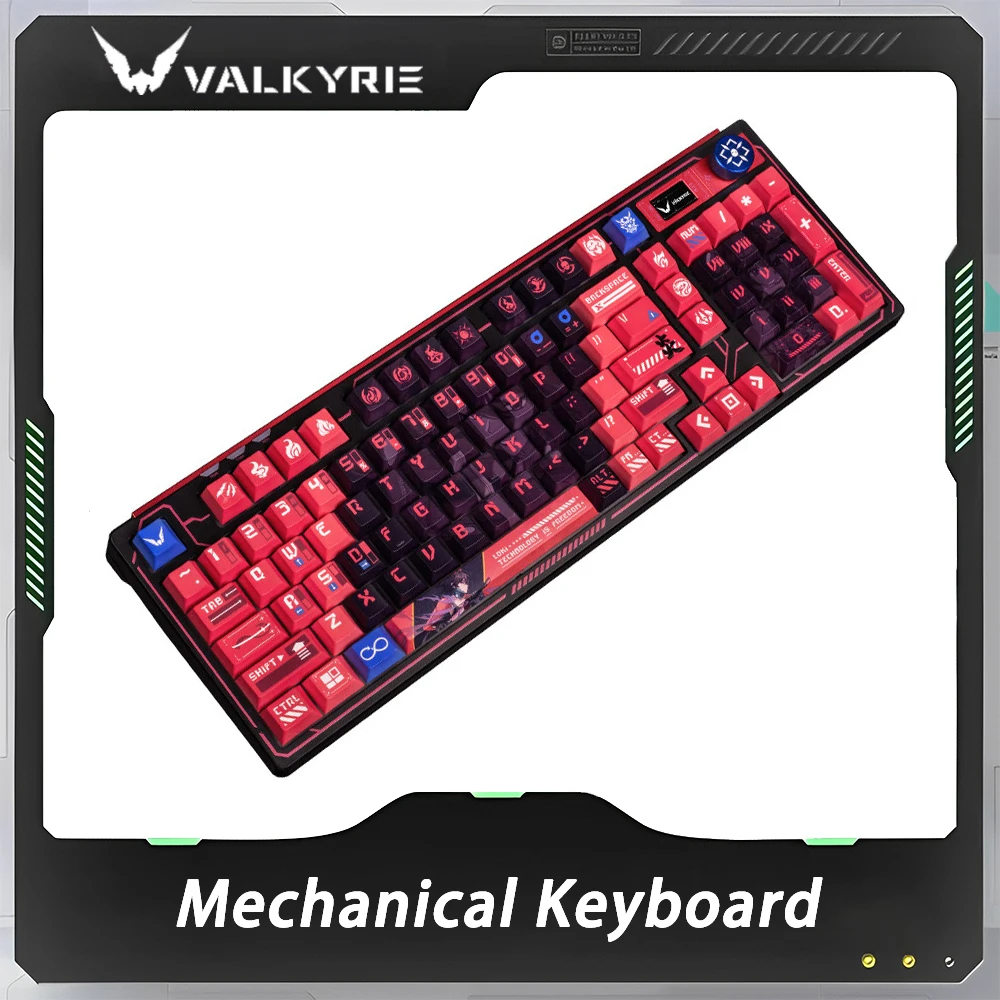 

VALKYRIE VK99 Mechanical Keyboard Smart Screen Multifunctional Knob Three Mode RGB Gaming Keyboard Hot Swap Gasket Pc Gamer Mac