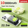 Lenovo 100000mAh Magnetic Wireless Power Bank uper Fast Charging Large Capacity Battery Portable AC Plug For iPhone Xiaomi 2025 1