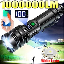 Powerful LED Flashlight Super Bright Rechargeable Portable Ultra Power Torch lamp Outdoor Emergency Camping Lantern