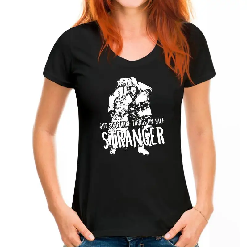 thumbnail image 1 of Got Some Rare Things on Sale Stranger Men's Black T-Shirt Popular Style Man T-Shirt Top Tee Solid Color T Shirts PLUS SIZE, 1 of 5