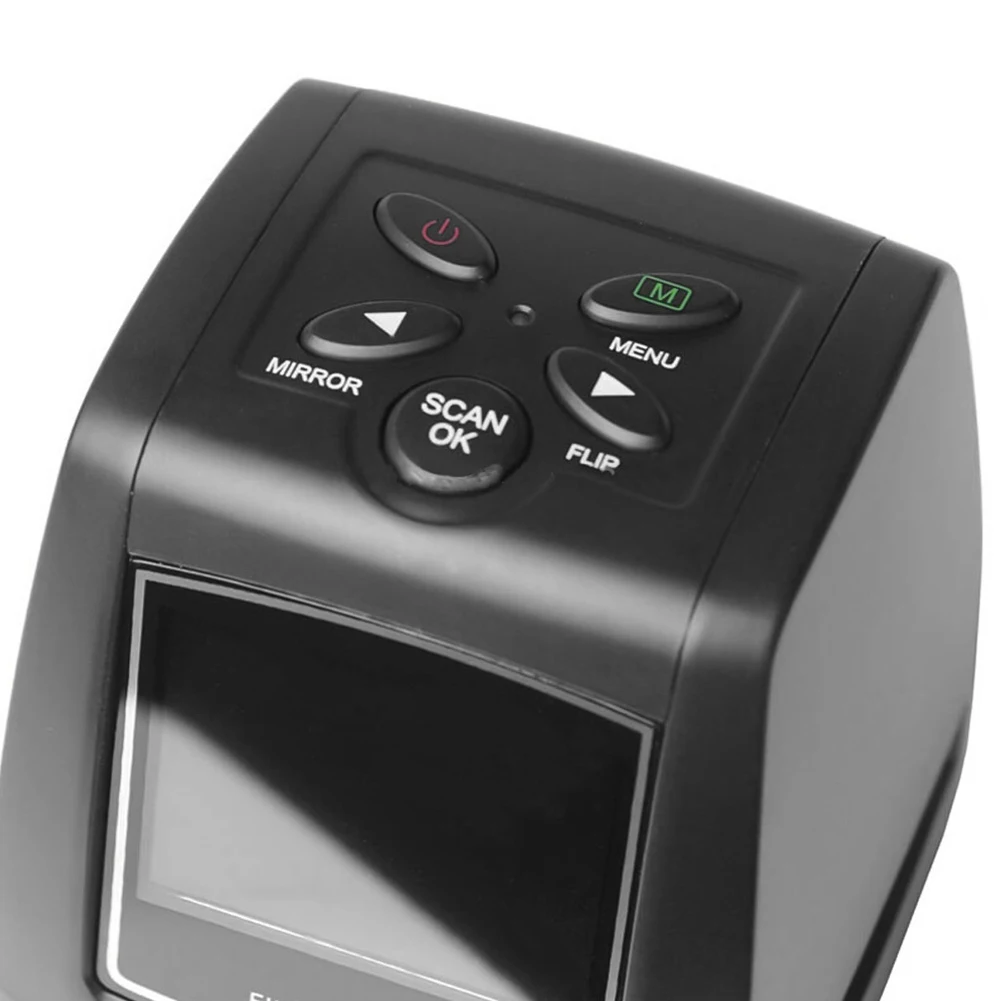 35/135mm Slide Film Converter 2.4Inch LCD Screen Photo Digital Image Viewer Support Editing & Sharing for Old Film To JPEG