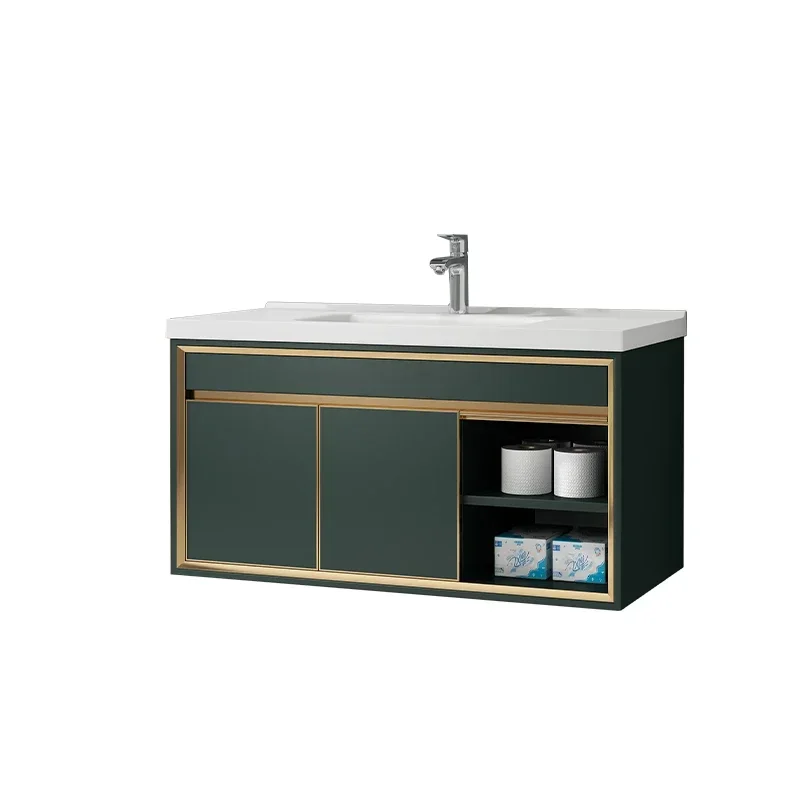 Bathroom Cabinet Combination Integrated Wash Basin Bathroom Washbasin Toilet Sink Smart Mirror Cabinet