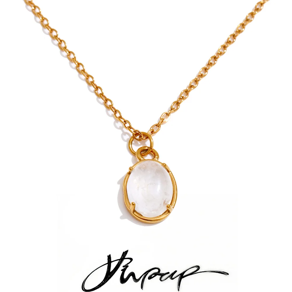 Yhpup Stainless Steel Pendant Necklace