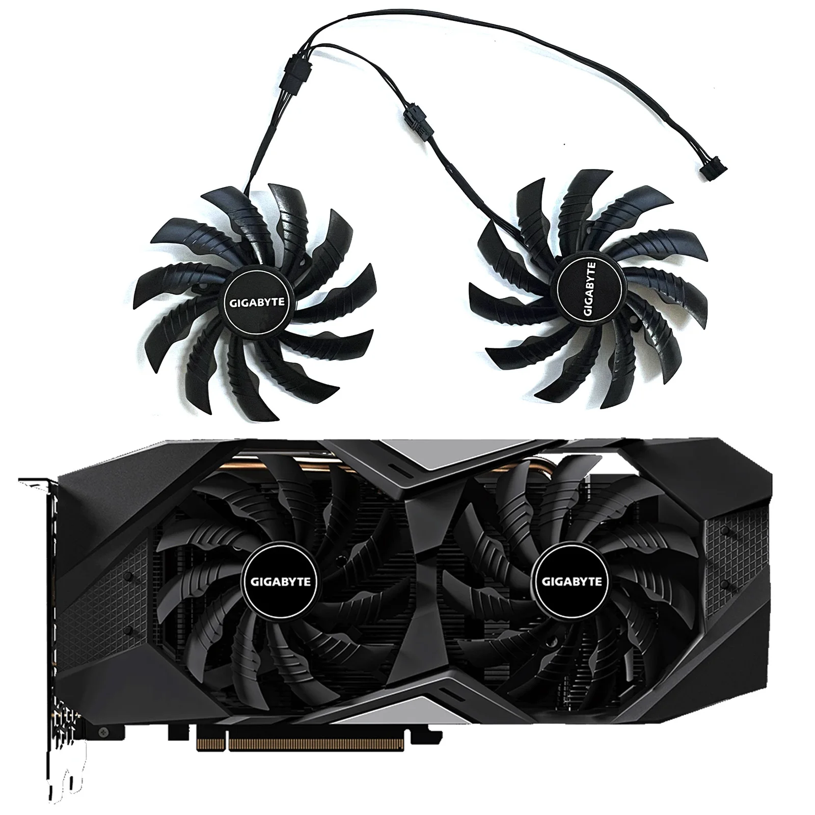 Ventilador Mais Frio Pld10010s12h 95 mm para Gigabyte Rtx 2070 2x8g Rtx 2060 6g Gtx 1660ti Gtx 1650 Rtx2060 2070