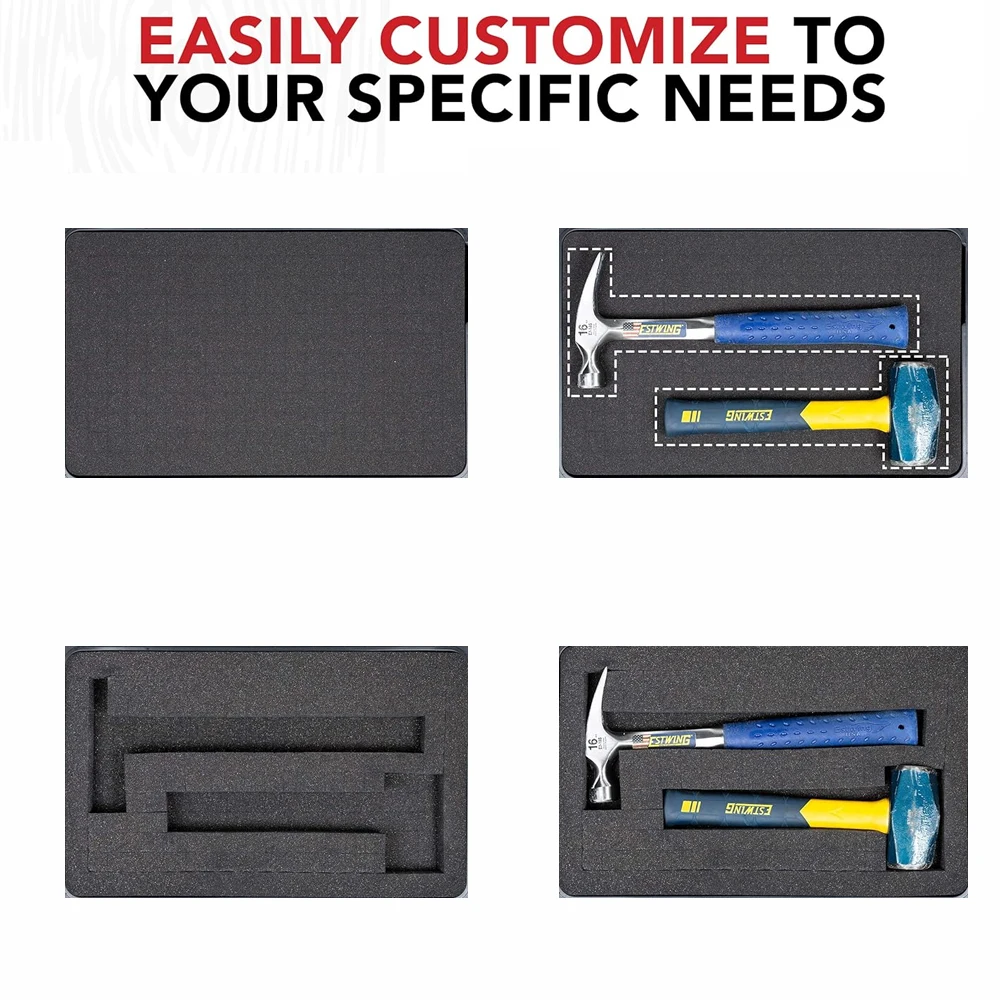Aluminum Alloy Tool Box Safety Instrument Equipment Suitcase Portable Professional Tool Storage Toolbox Organizer with Sponge 5