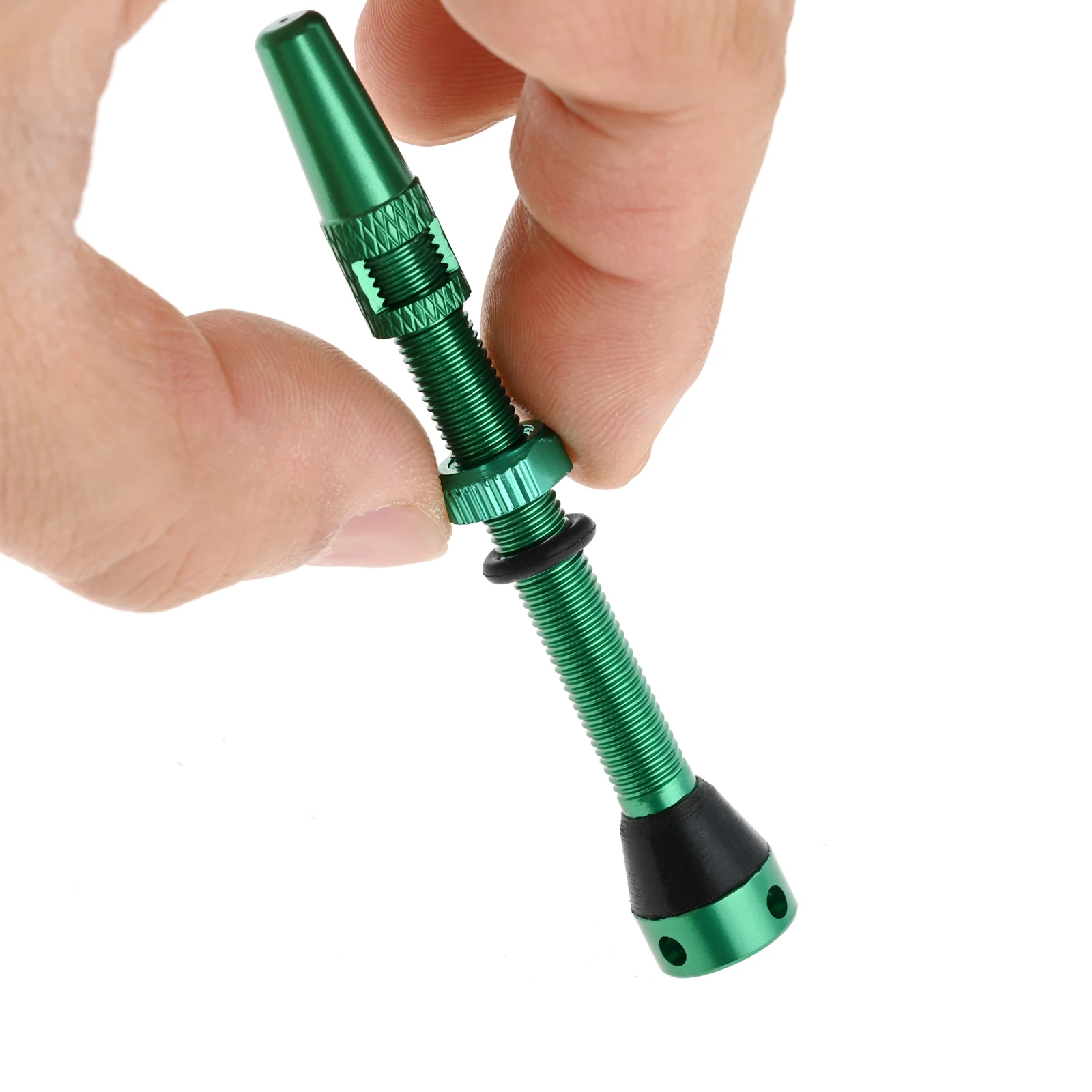 1 Pair 44mm/60mm CNC Aluminum Tubeless Presta Valve Stem with Caps Covers Value Core Remover Tool Fit Most Tubeless Bicycle Rims bicycle valve cap bicycle tire valve cap bicycle tubeless valve bicycle valve core remover valve cap bicycle valve valve caps bicycle air valve bicycle valve accessories bicycle valve tool