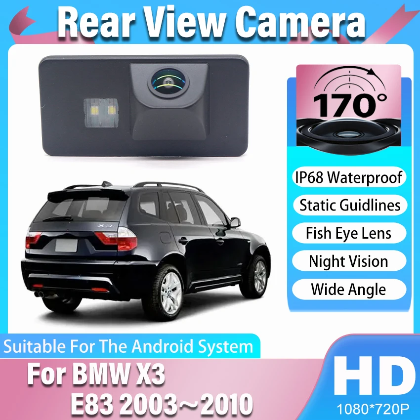Voor BMW Voor X3 E83 2003-2010 Camera Draadloze Parkeer Reverse Camera
