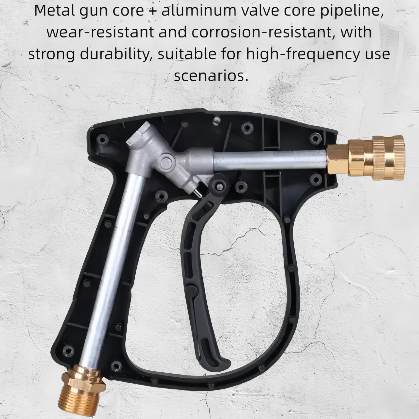 High Pressure Washer Gun with 1/4" Quick Connector - M22-14 Interface, Multi-Function Jet Spray for Car Wash & Power Cleaning 3