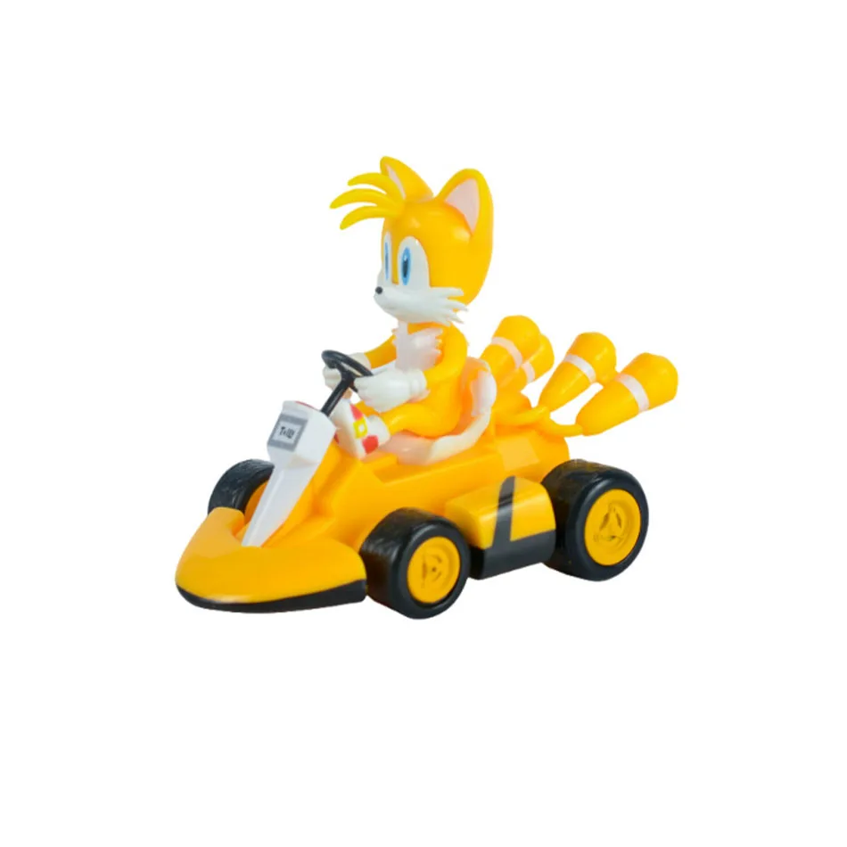 5pcs Sonic the Hedgehog Toy Car Model Sliding Racing Cars Cartoon Game Anime Pull-back vehicle fun Collecting Toys Gifts 6