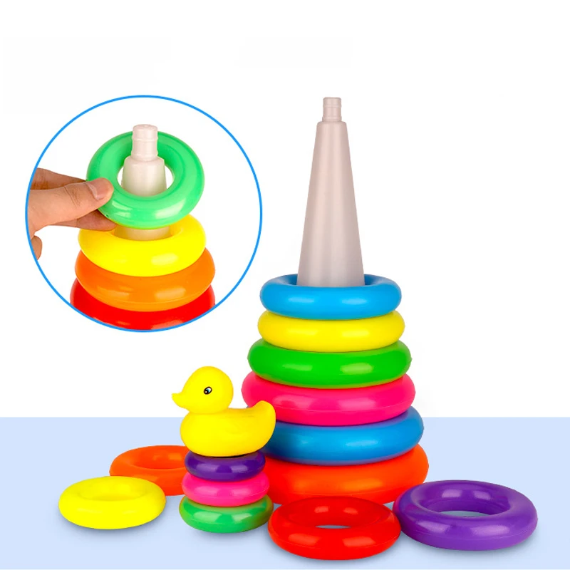 Promotion Mall Rainbow Stacking Ring Toys for Baby, Toddlers, Kids – 9 Rings  (Multi Color) (Multi Design) : Amazon.in: Toys & Games