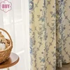 1PC American Curtains for Living Dining Room Bedroom Simple European Balcony Chenille Sheer Curtains Window White Tulle Custom 2