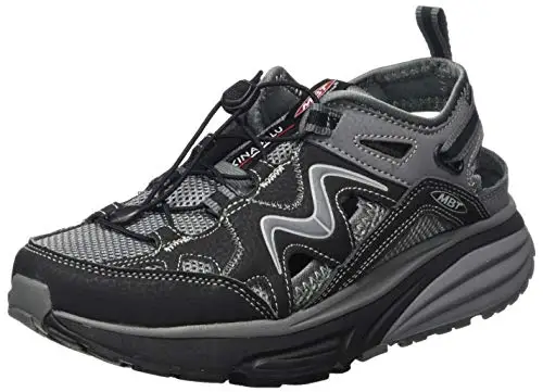 MBT Kinabalu 18 W, Sandalias Con Punta Cerrada Mujer, Negro (Black/Dk Grey 1259y), 37 EU