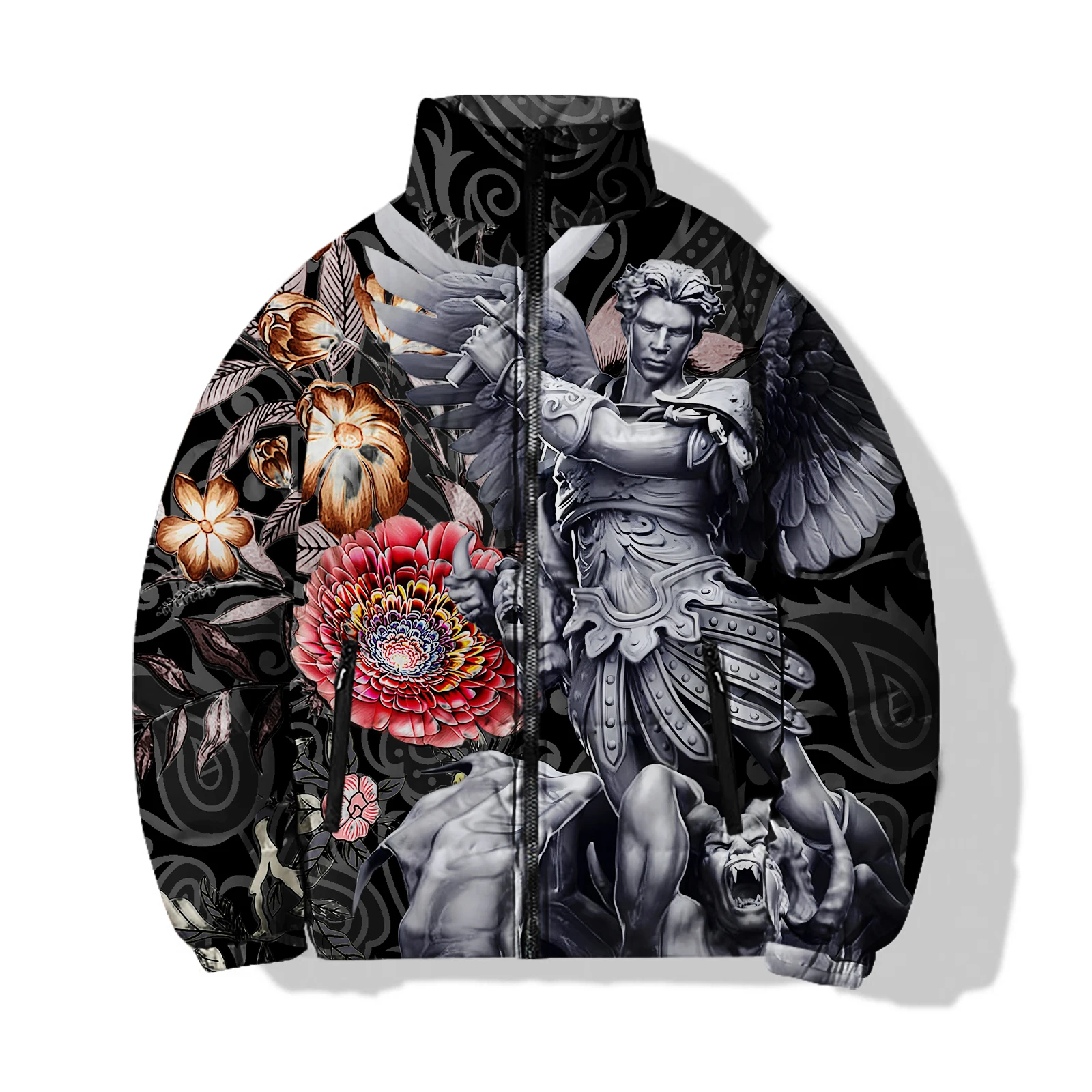 thumbnail image 1 of Chaquetas geniales para hombre, abrigos de caballero para hombre, diseño de guerrero a la moda, abrigo frío de alta calidad para hombre para invierno, rentabilidad para hombre, 1 of 5