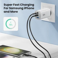 67W GaN Charger PD USB Type C Fast Charging Quick Charge 3.0 PD3.0 Phone Chager for iPhone 14 13 12 Pro Max Samsung S23 Tablet - Image 4