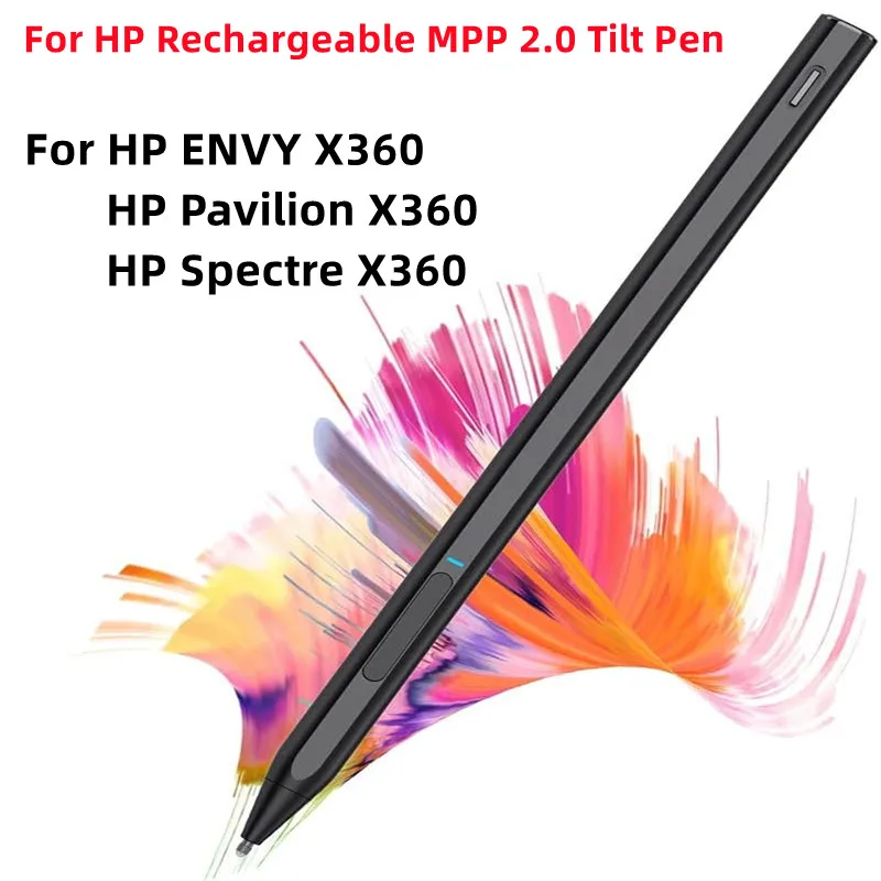 HP ENVY X360 Pavilion X360 Spectre X360 2-in-1 노트북용 스타일러스 펜 충전식 MPP 2.0 틸트 펜 3J122AA ABB