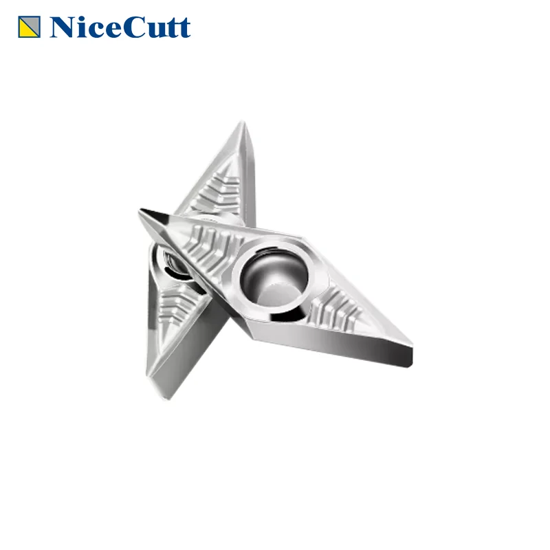 

10pcs VCGT1103-NL Processing Aluminum Lathe Inserts CNC Carbide Turning For SVJCR Tools NiceCutt