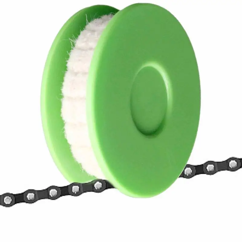 

Bicycle Chain Wool Oil Lubricator Cleaning Bike Oil Roller Cycling Cleaner Bike Chains Cleaning Tools Accessories For Most Bikes
