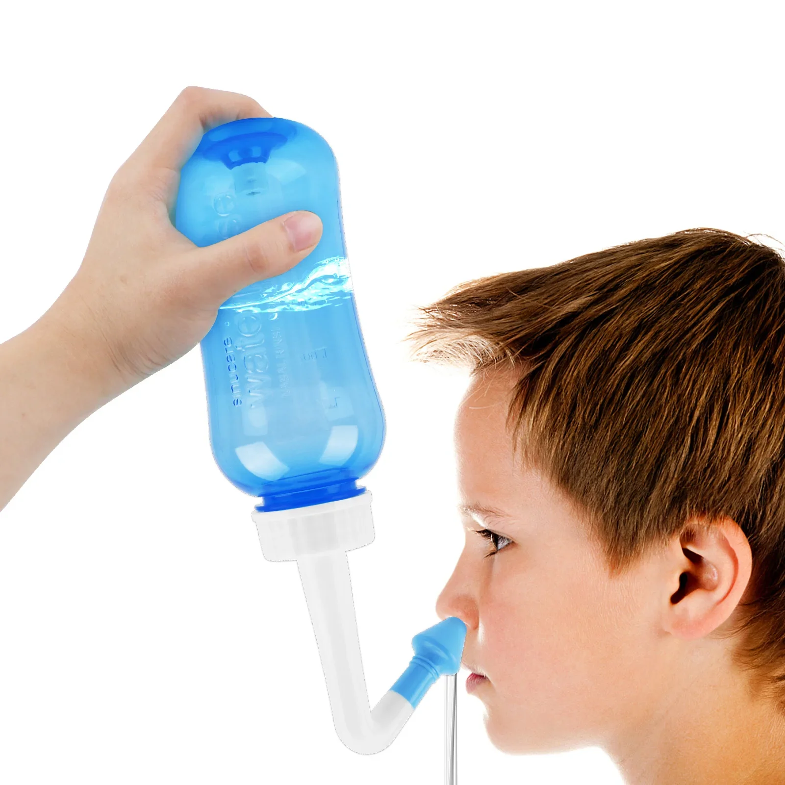 Nasal irrigator 300/500ML Nose Wash Cleaner Nasal Irrigator Rinse Bottle Nose Protector Avoid Allergic Rhinitis for Adults Children Neti Pots