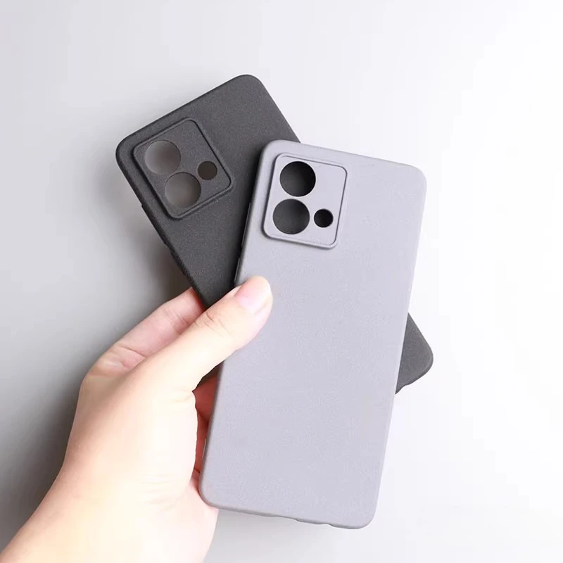 Matte Soft Silicone Ultra Thin Sandstone Phone Case - Stylish Protective Back Cover